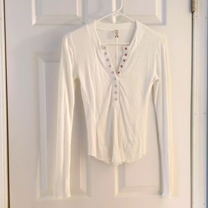 Free People henley shirt